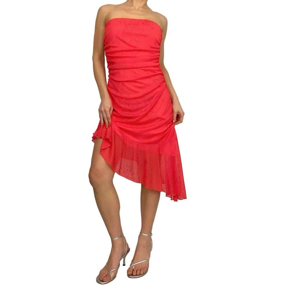 Y2k shimmer pink fairy dress